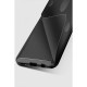 Samsung Galaxy M21 Kılıf Focus Karbon Silikon - Kahverengi