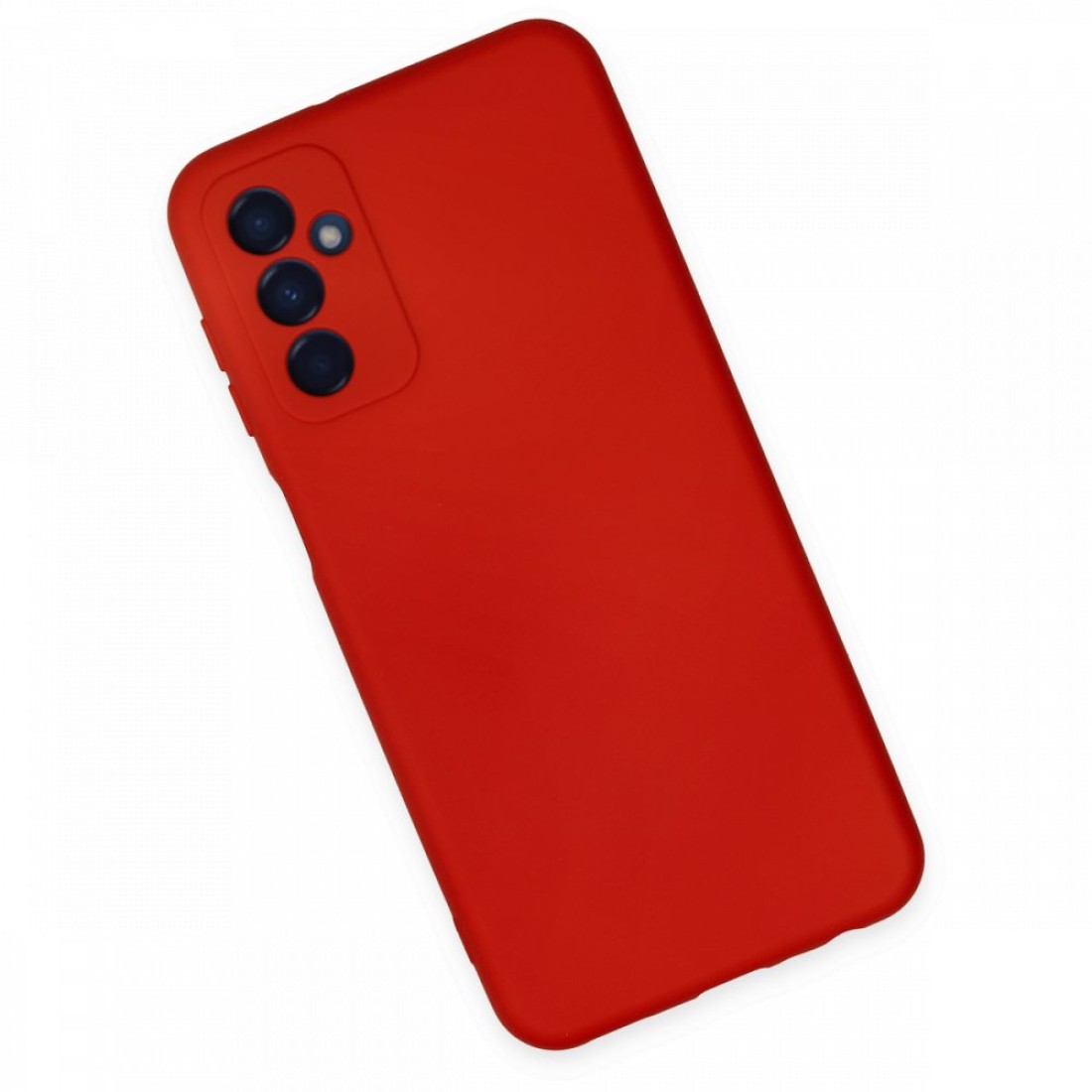 Samsung Galaxy M23 Kılıf Nano içi Kadife  Silikon - Kırmızı