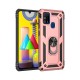 Samsung Galaxy M30S Kılıf Sofya Yüzüklü Silikon Kapak - Rose