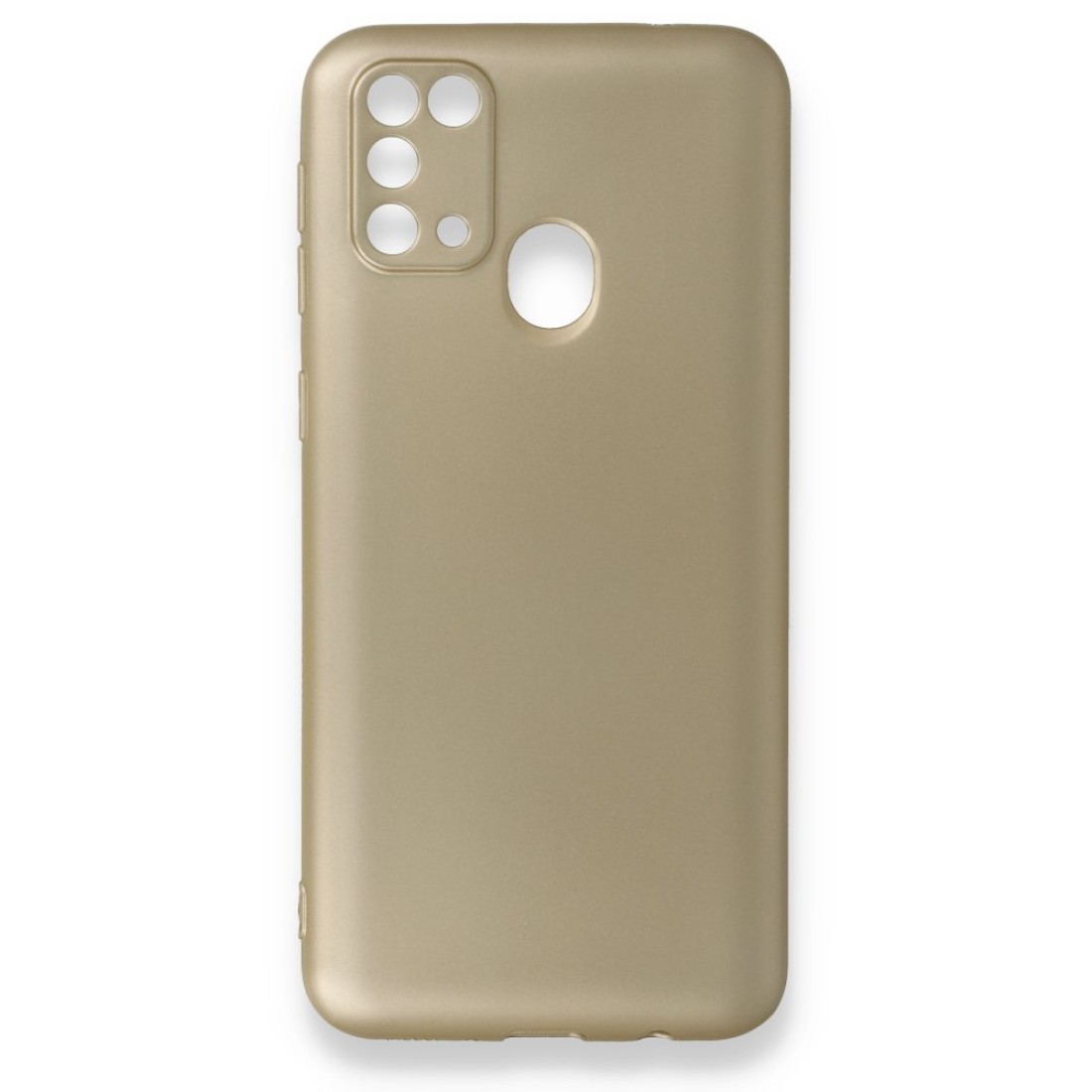 Samsung Galaxy M31 Kılıf Premium Rubber Silikon - Gold