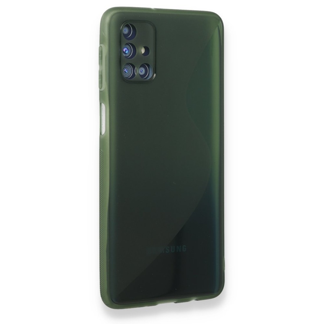 Samsung Galaxy M31S Kılıf S Silikon - Yeşil