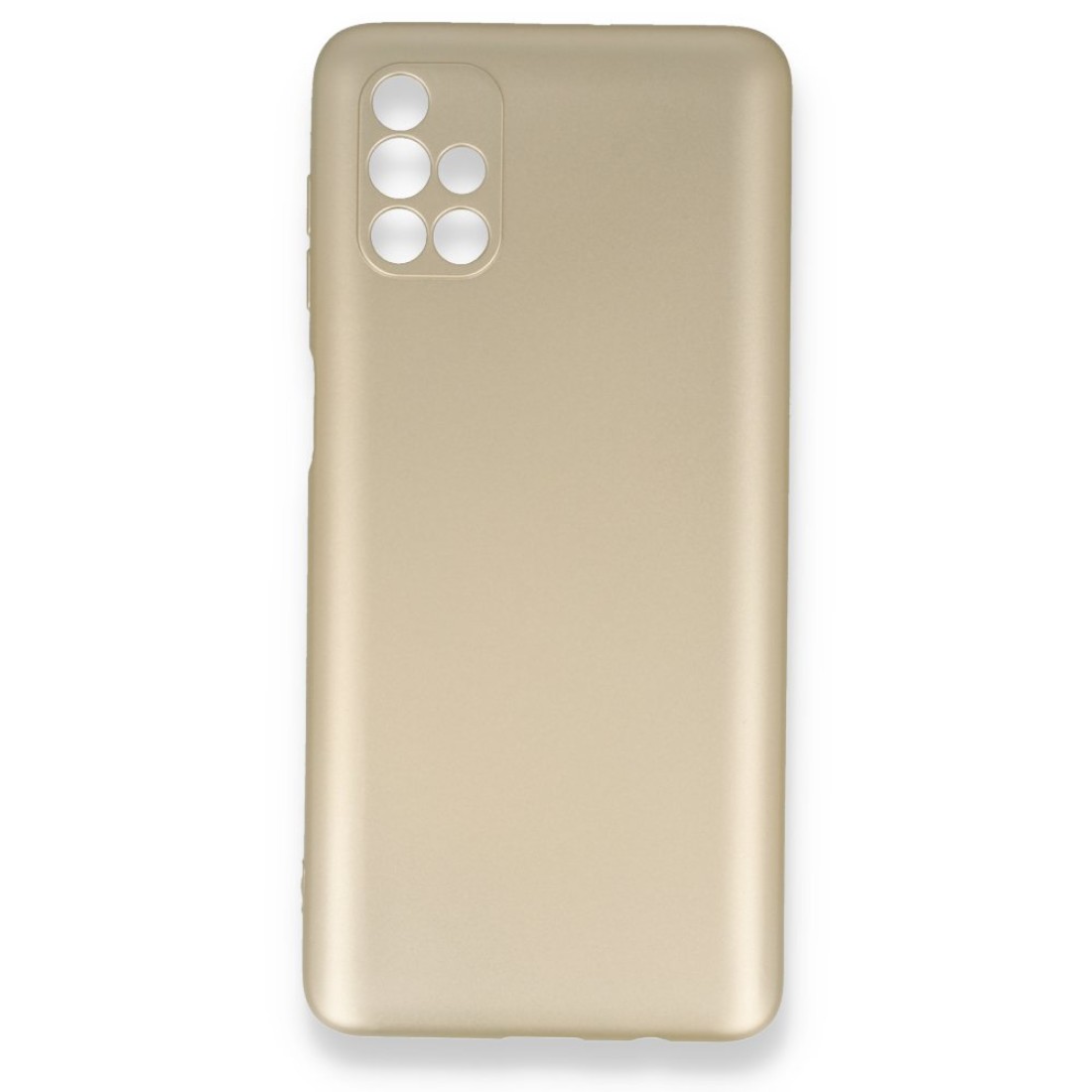 Samsung Galaxy M51 Kılıf Premium Rubber Silikon - Gold