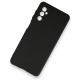 Samsung Galaxy M52 5G Kılıf First Silikon - Siyah