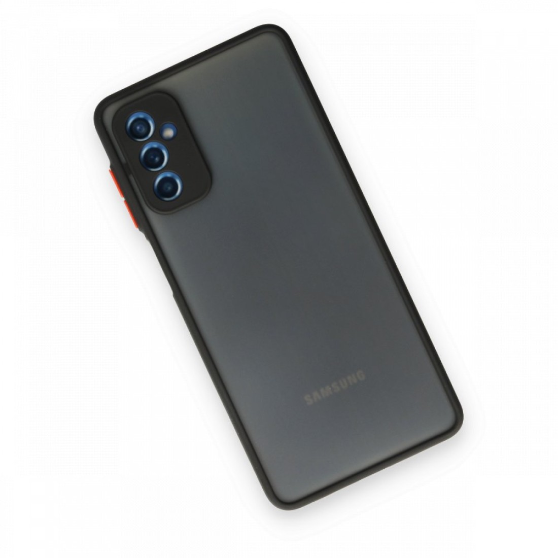 Samsung Galaxy M52 5G Kılıf Montreal Silikon Kapak - Siyah