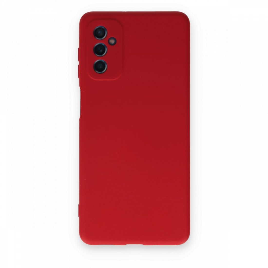 Samsung Galaxy M52 5G Kılıf Nano içi Kadife  Silikon - Kırmızı
