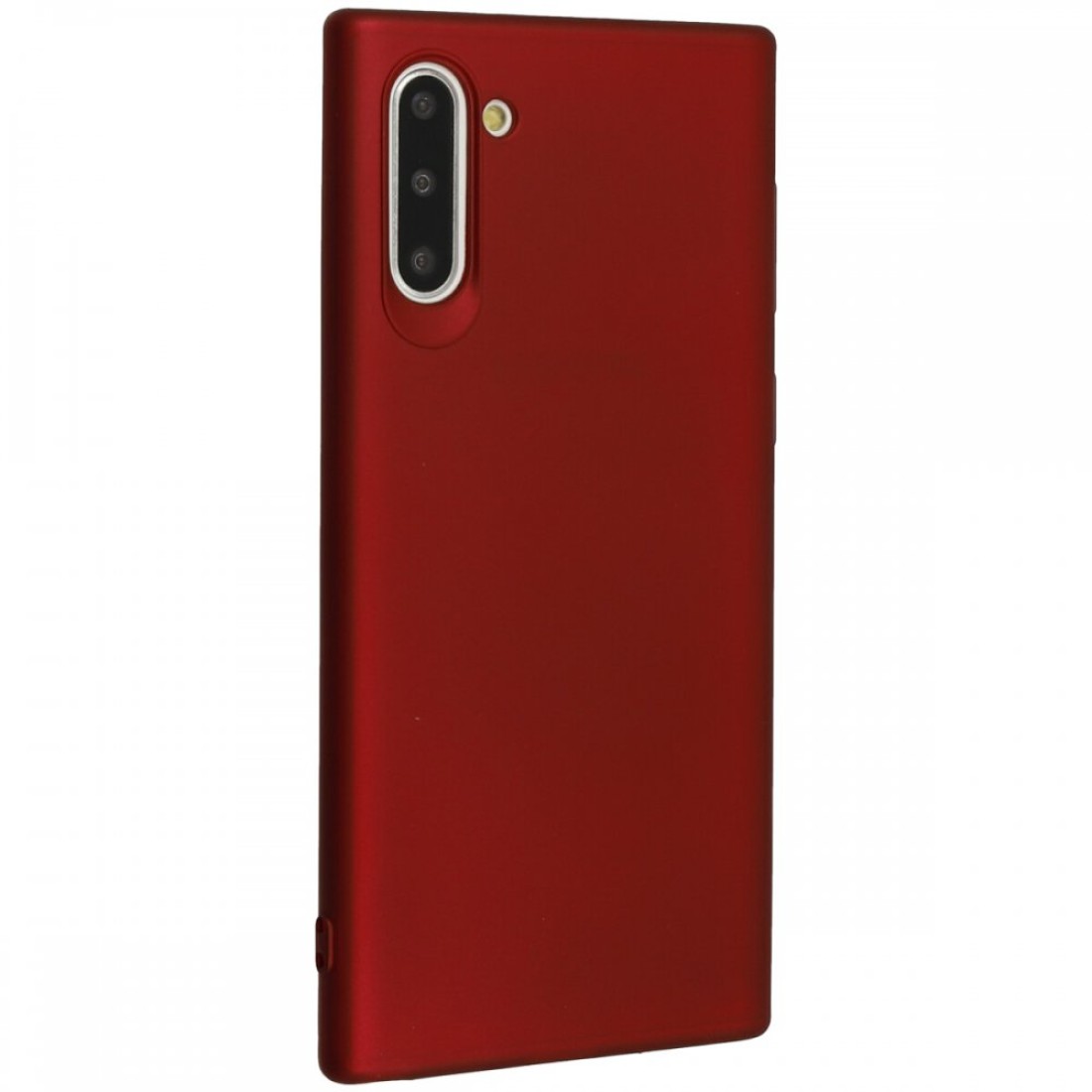 Samsung Galaxy Note 10 Kılıf Premium Rubber Silikon - Bordo