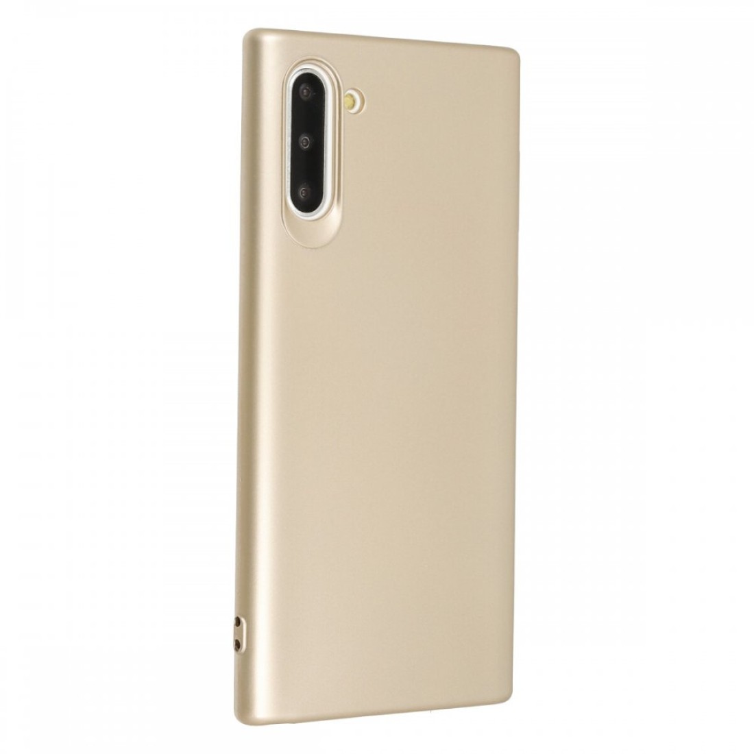 Samsung Galaxy Note 10 Kılıf Premium Rubber Silikon - Gold