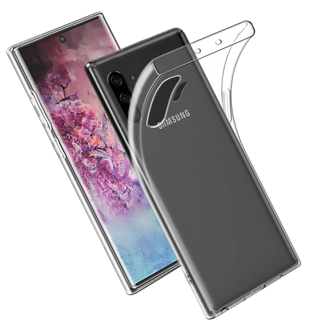 Samsung Galaxy Note 10 Plus Kılıf Lüx Şeffaf Silikon
