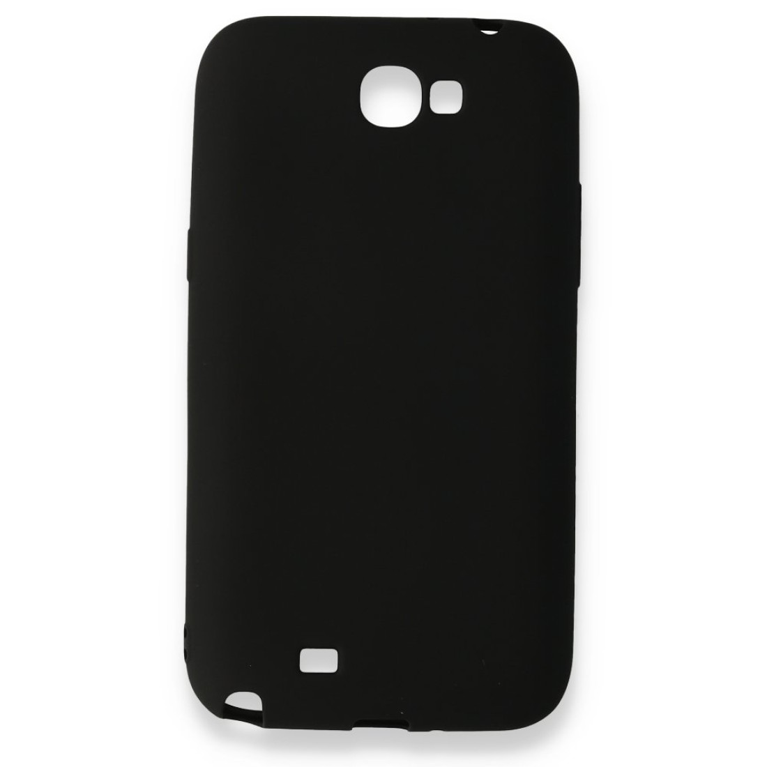 Samsung Galaxy Note 2 / N7100 Kılıf Premium Rubber Silikon - Siyah