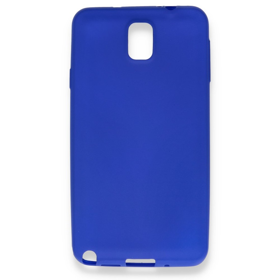 Samsung Galaxy Note 3 / N9000 Kılıf Premium Rubber Silikon - Mavi