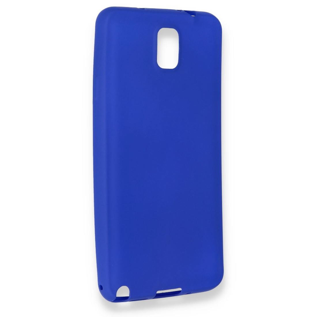 Samsung Galaxy Note 3 / N9000 Kılıf Premium Rubber Silikon - Mavi