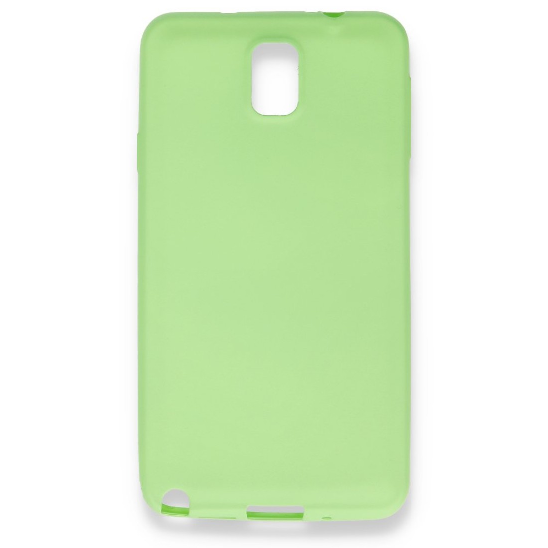 Samsung Galaxy Note 3 / N9000 Kılıf Premium Rubber Silikon - Yeşil