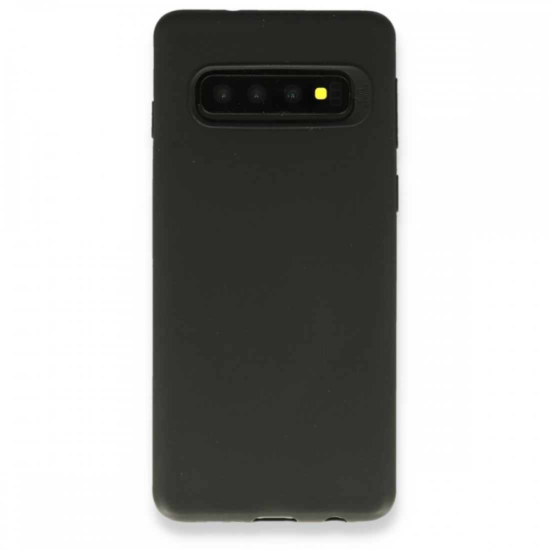 Samsung Galaxy S10 Kılıf Premium Rubber Silikon - Siyah