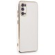 Samsung Galaxy S20 Kılıf Volet Silikon - Beyaz