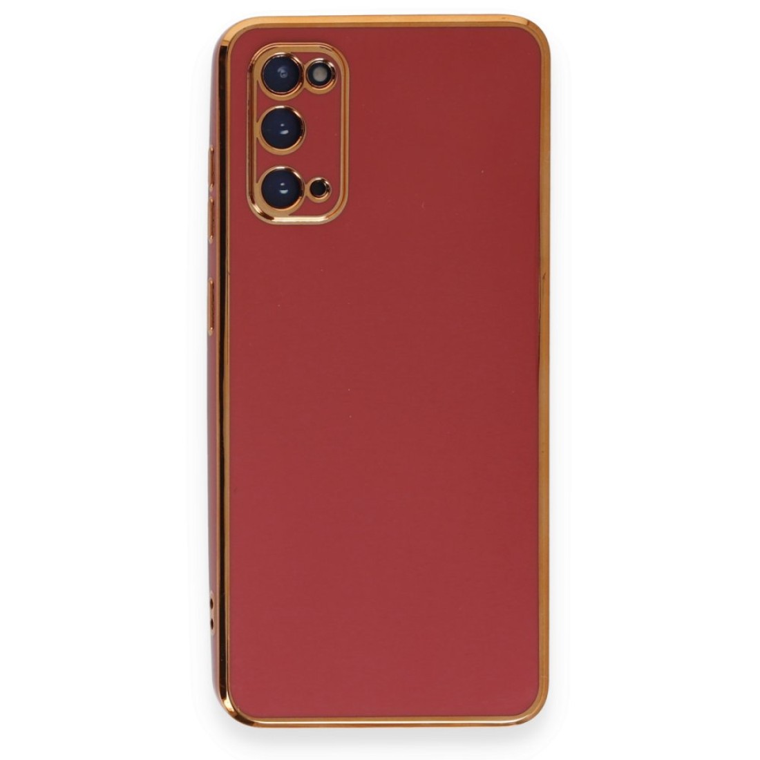 Samsung Galaxy S20 Kılıf Volet Silikon - Kırmızı