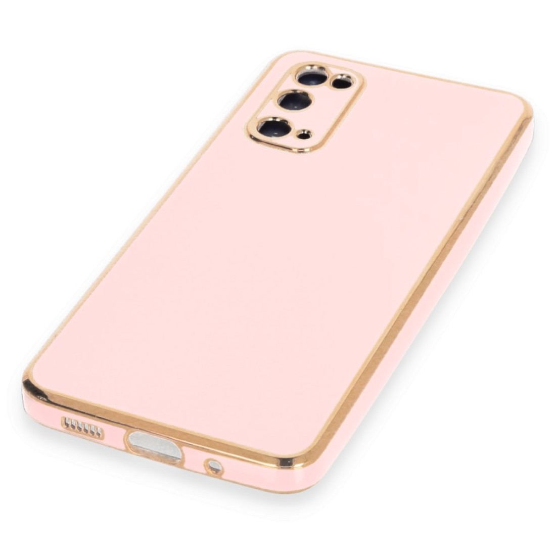 Samsung Galaxy S20 Kılıf Volet Silikon - Pembe