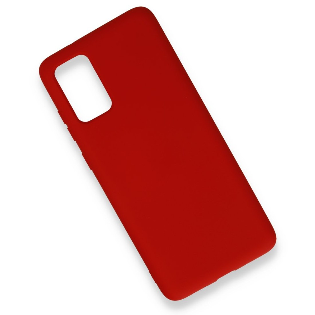 Samsung Galaxy S20 Plus Kılıf Nano içi Kadife  Silikon - Kırmızı