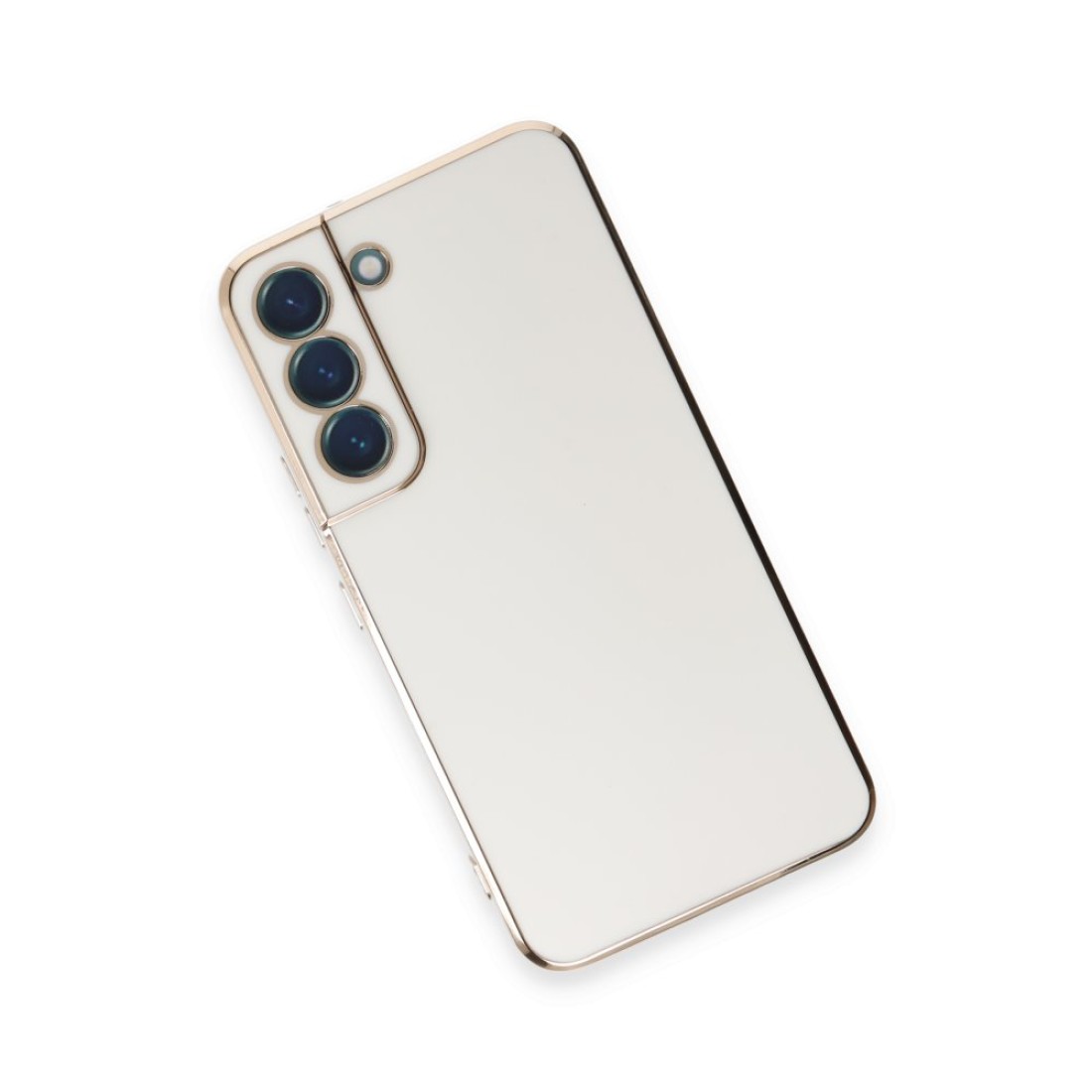 Samsung Galaxy S21 Kılıf Volet Silikon - Beyaz