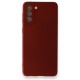 Samsung Galaxy S21 Plus Kılıf Premium Rubber Silikon - Bordo