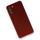 Samsung Galaxy S21 Plus Kılıf Premium Rubber Silikon - Bordo