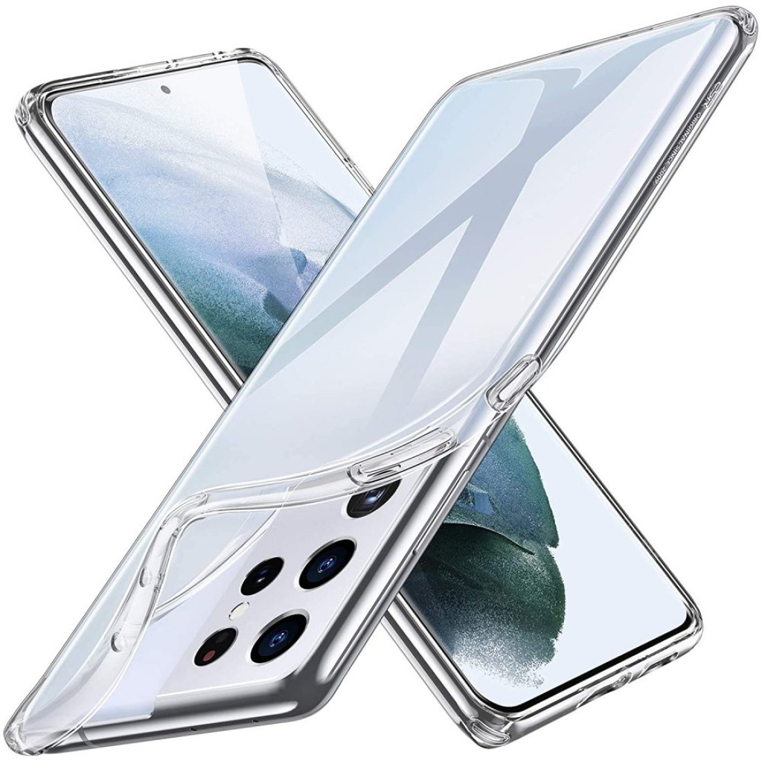 Samsung Galaxy S21 Ultra Kılıf Lüx Şeffaf Silikon
