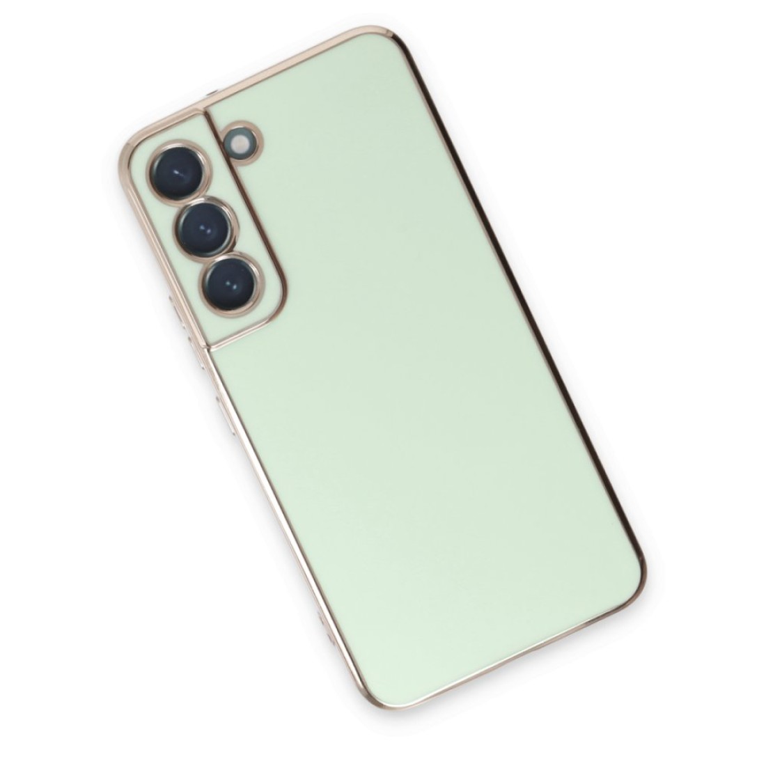 Samsung Galaxy S22 Kılıf Volet Silikon - Açık Yeşil