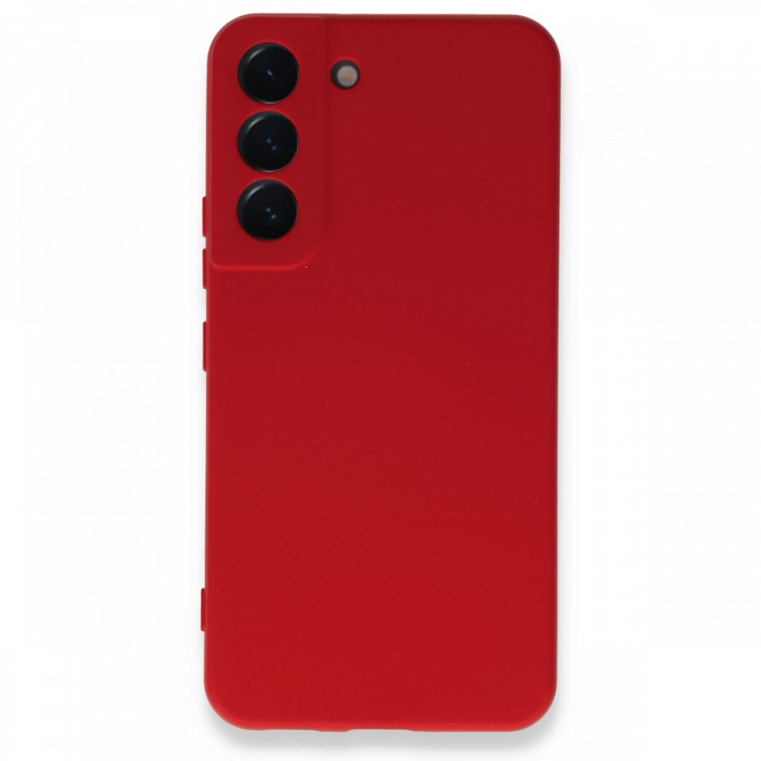 Samsung Galaxy S22 Plus Kılıf Nano içi Kadife  Silikon - Kırmızı
