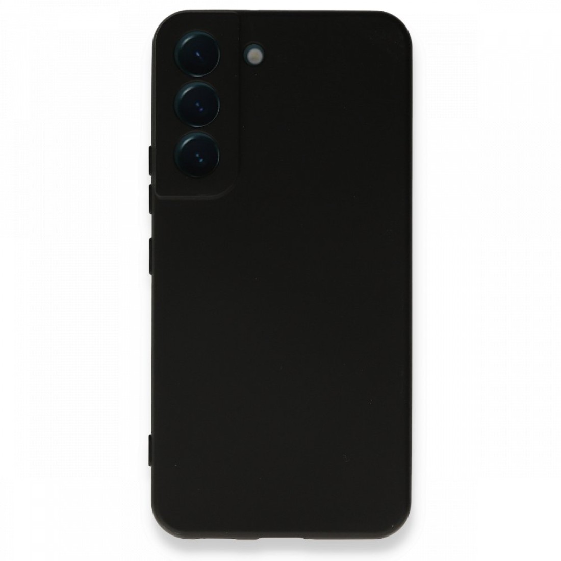 Samsung Galaxy S22 Plus Kılıf Nano içi Kadife  Silikon - Siyah