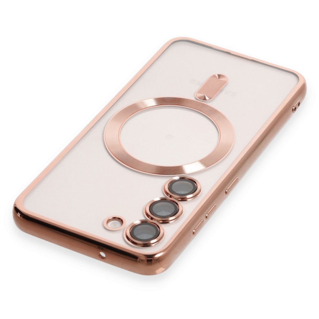 Samsung Galaxy S23 Kılıf Kross Magneticsafe Kapak - Rose