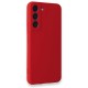 Samsung Galaxy S23 Kılıf Nano içi Kadife  Silikon - Kırmızı