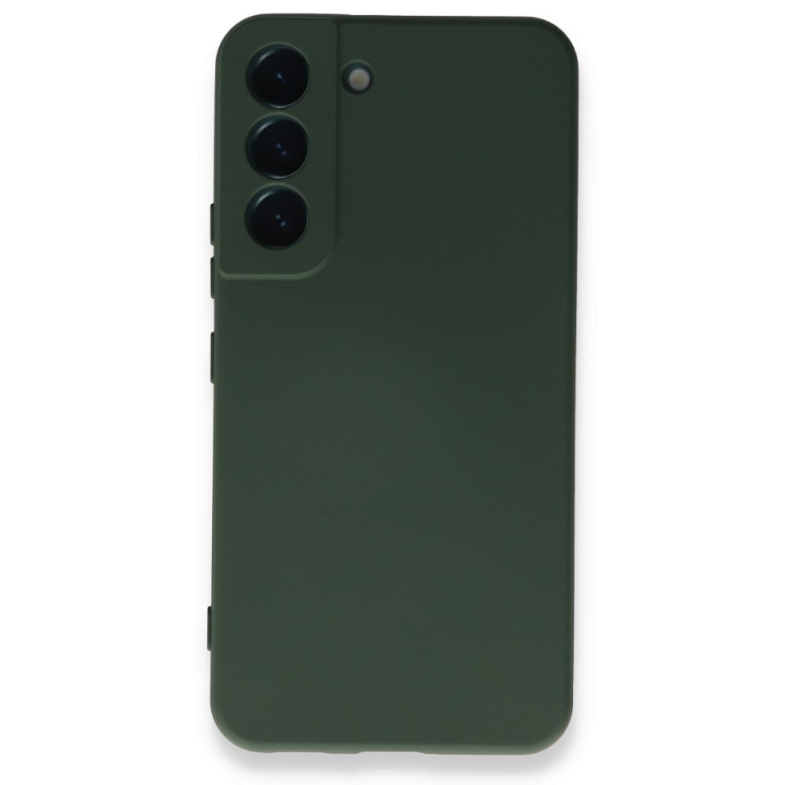 Samsung Galaxy S23 Kılıf Nano içi Kadife  Silikon - Koyu Yeşil