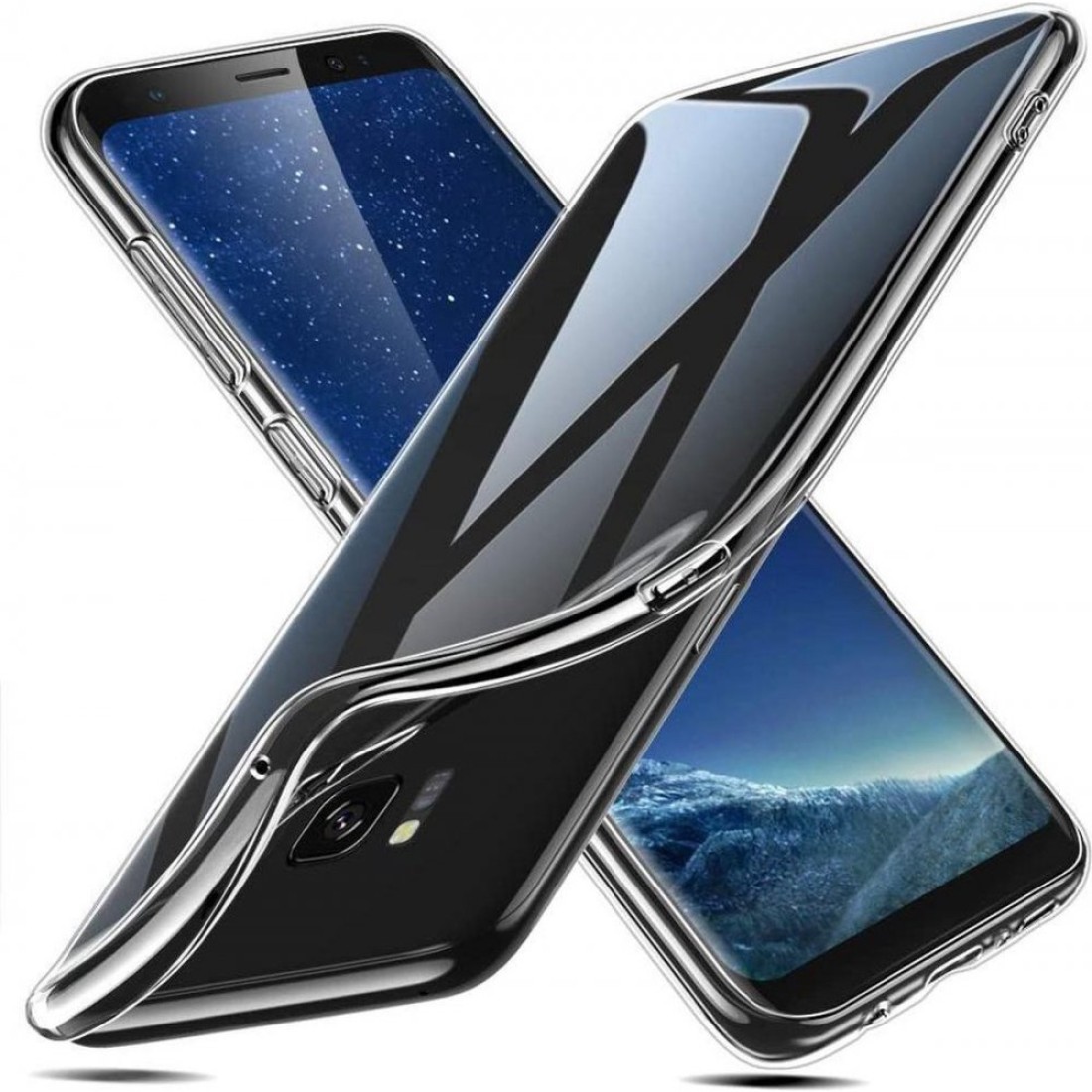 Samsung Galaxy S8 Plus Kılıf Lüx Şeffaf Silikon