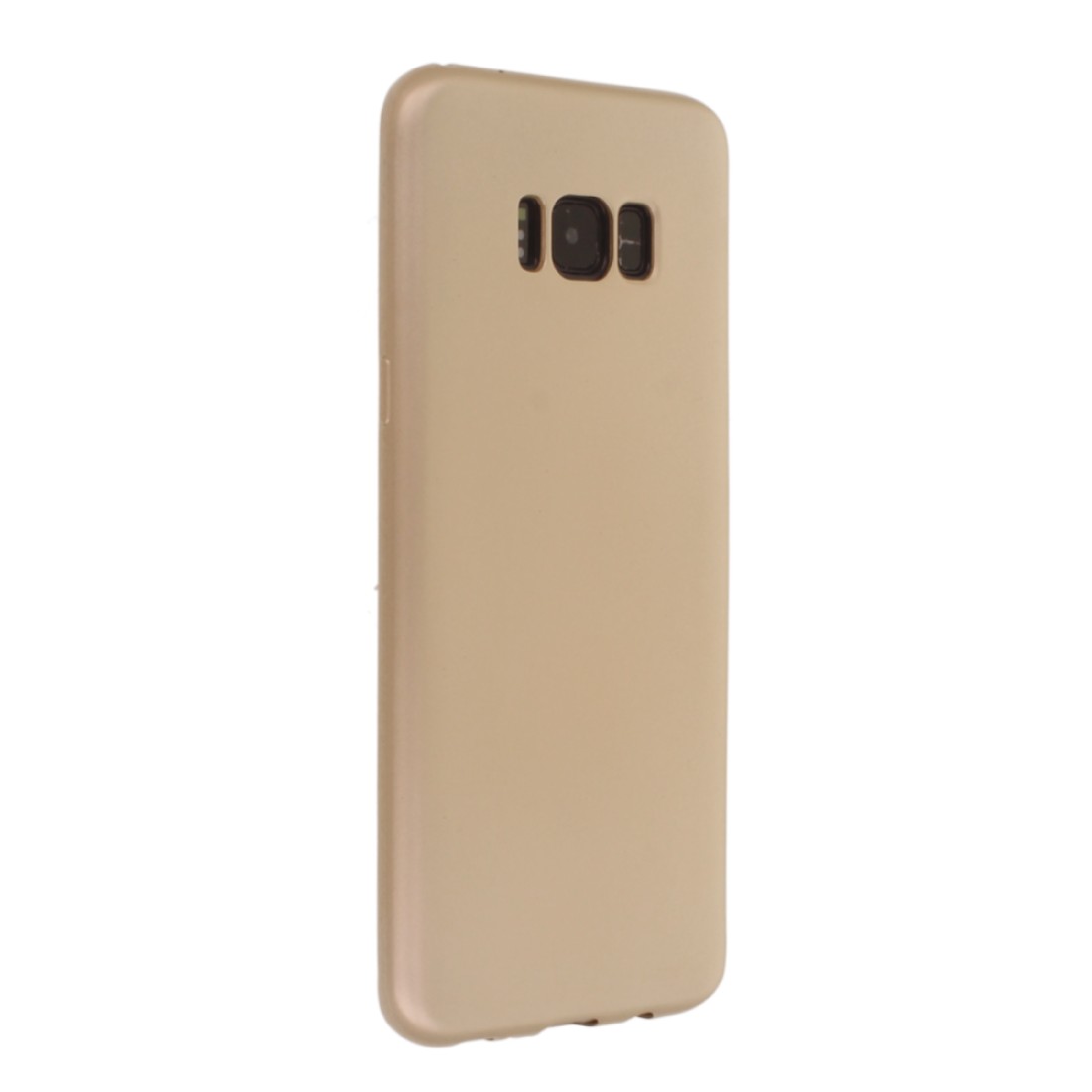 Samsung Galaxy S8 Plus Kılıf Premium Rubber Silikon - Gold