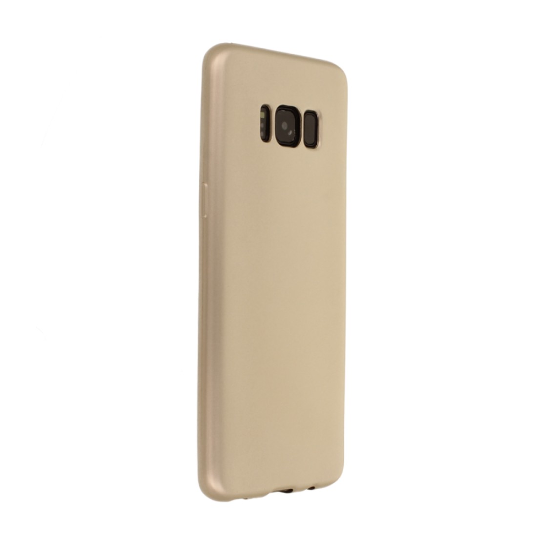 Samsung Galaxy S8 Kılıf Premium Rubber Silikon - Gold