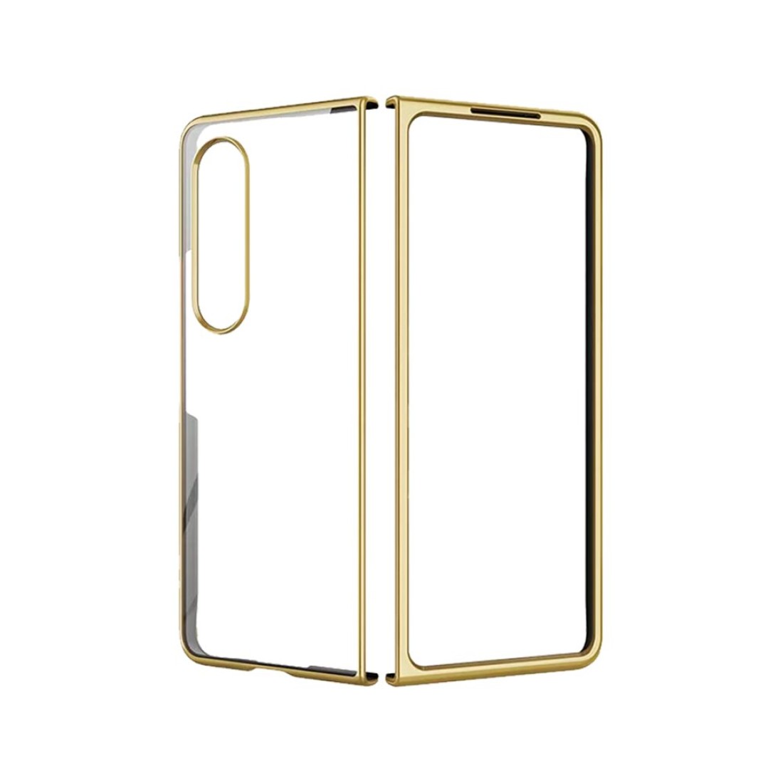 Samsung Galaxy Z Fold 3 Kılıf Fold Element Kapak - Gold