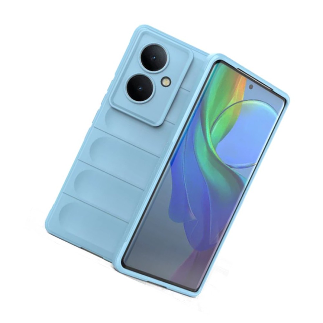 Vivo V29 Lite Kılıf Optimum Silikon - Sky Blue