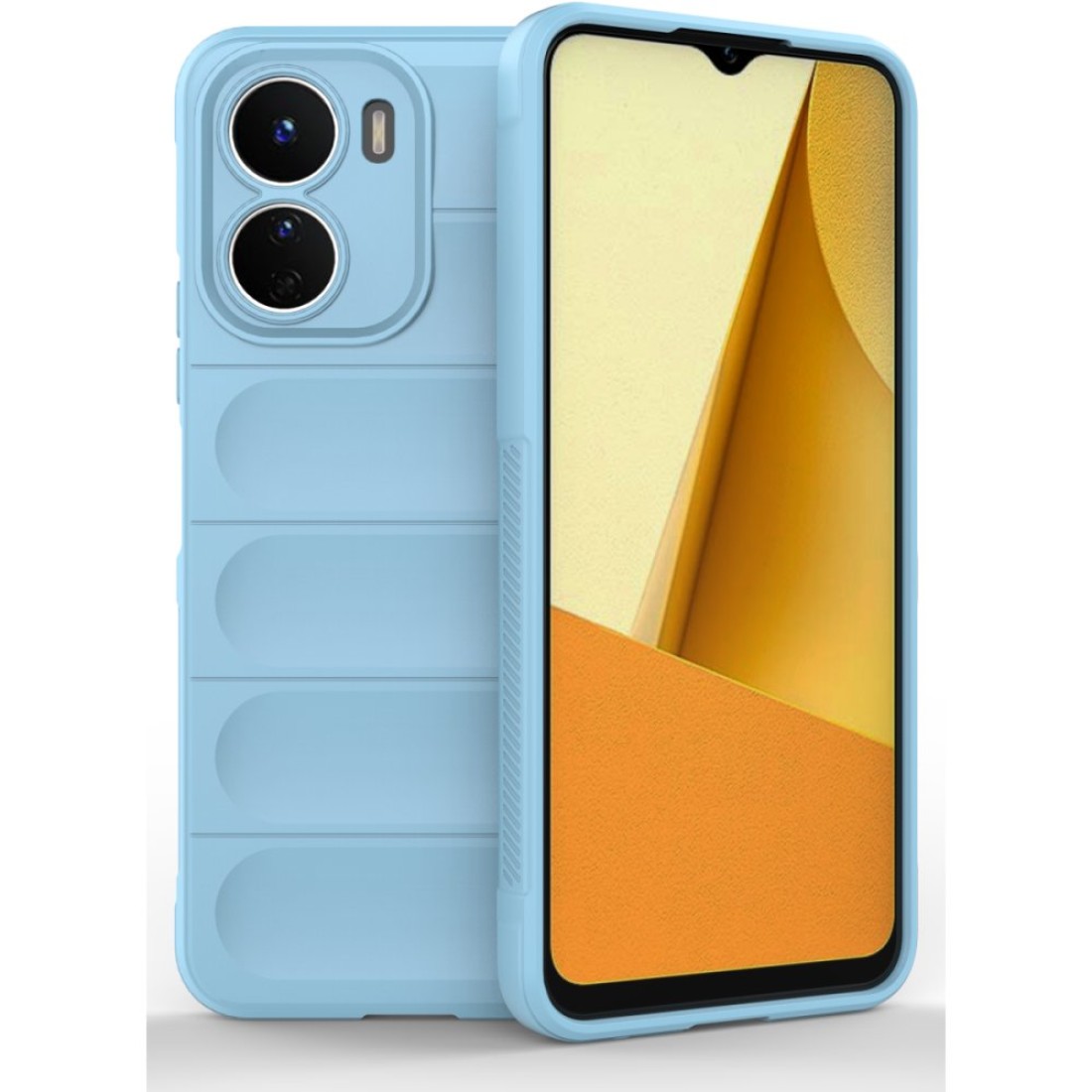 Vivo Y16 Kılıf Optimum Silikon - Sky Blue