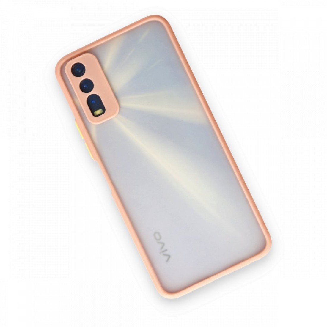 Vivo Y20 Kılıf Montreal Silikon Kapak - Pembe