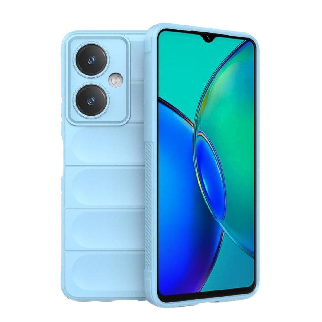 Vivo Y27 Kılıf Optimum Silikon - Sky Blue