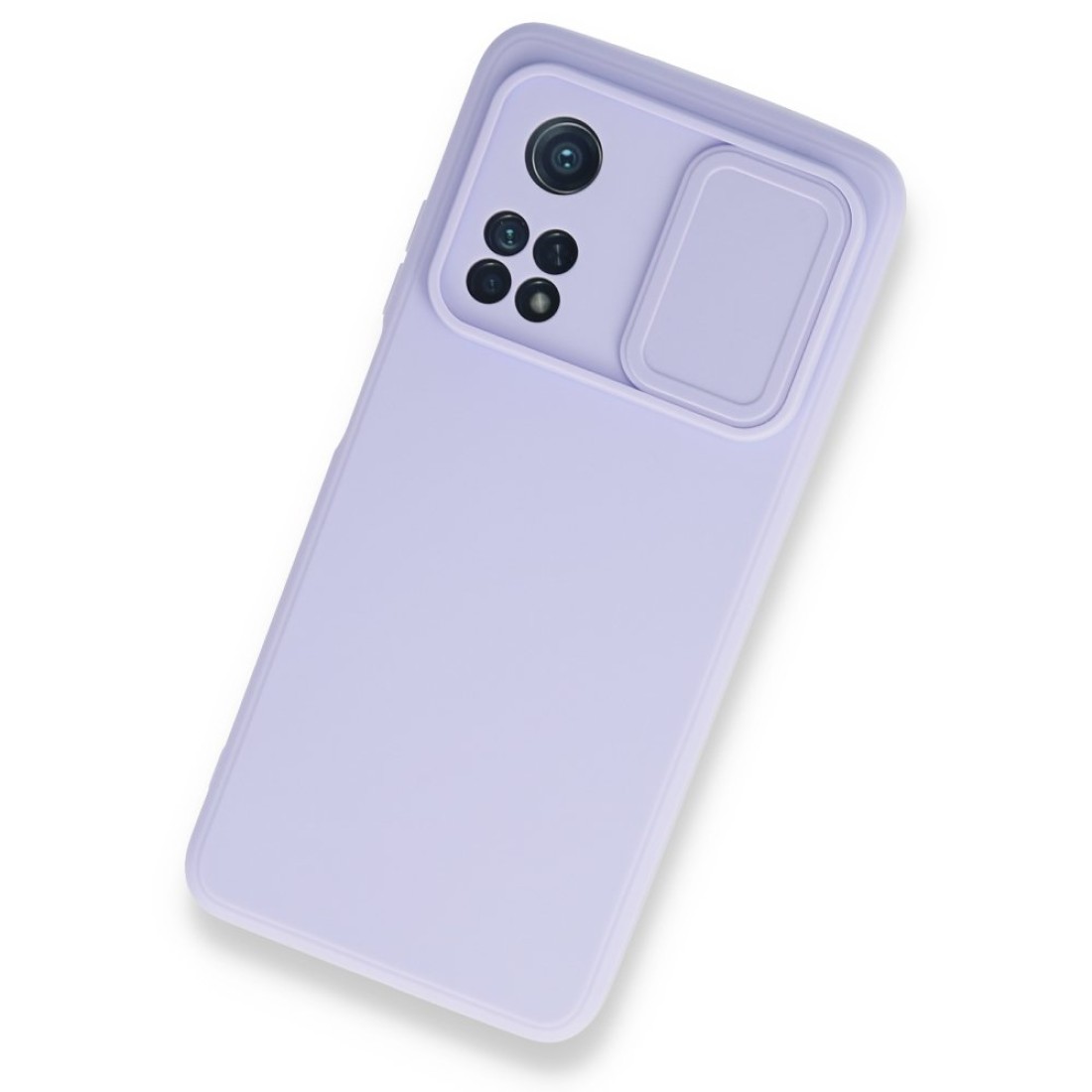 Xiaomi Mi 10T Kılıf Color Lens Silikon - Mor