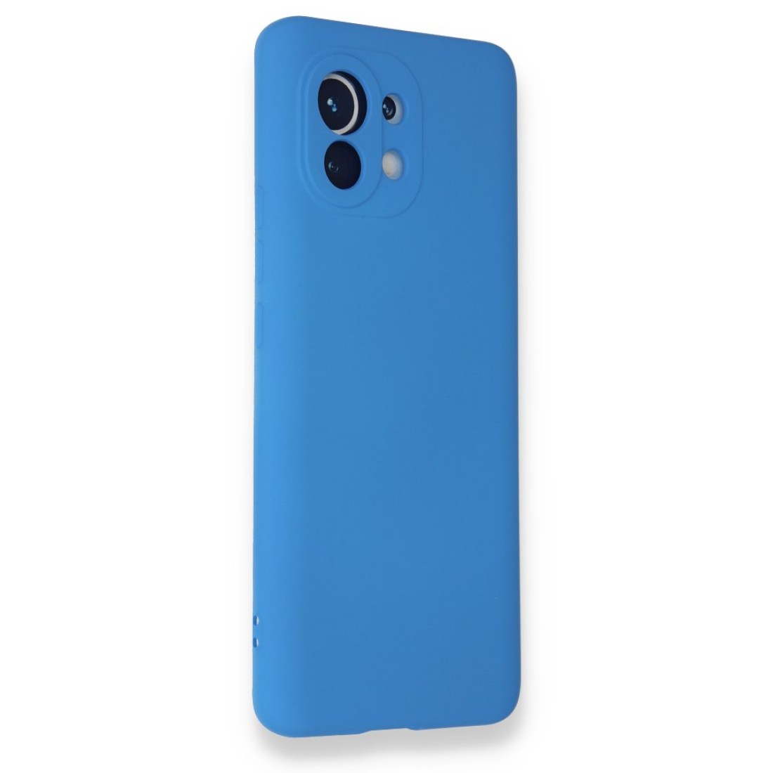Xiaomi Mi 11 Kılıf Nano içi Kadife  Silikon - Mavi