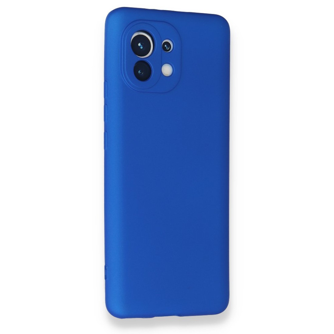Xiaomi Mi 11 Kılıf Premium Rubber Silikon - Mavi