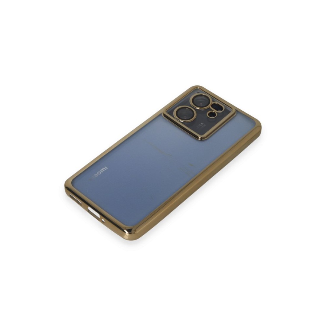 Xiaomi Mi 13T Kılıf Razer Lensli Silikon - Gold