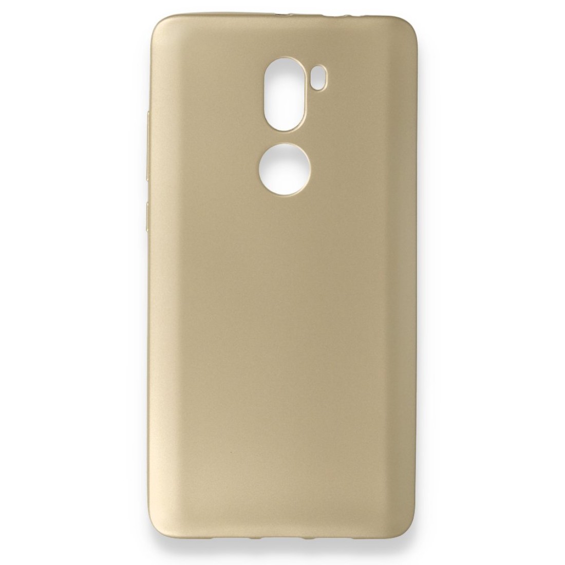 Xiaomi Mi 5S Plus Kılıf Premium Rubber Silikon - Gold