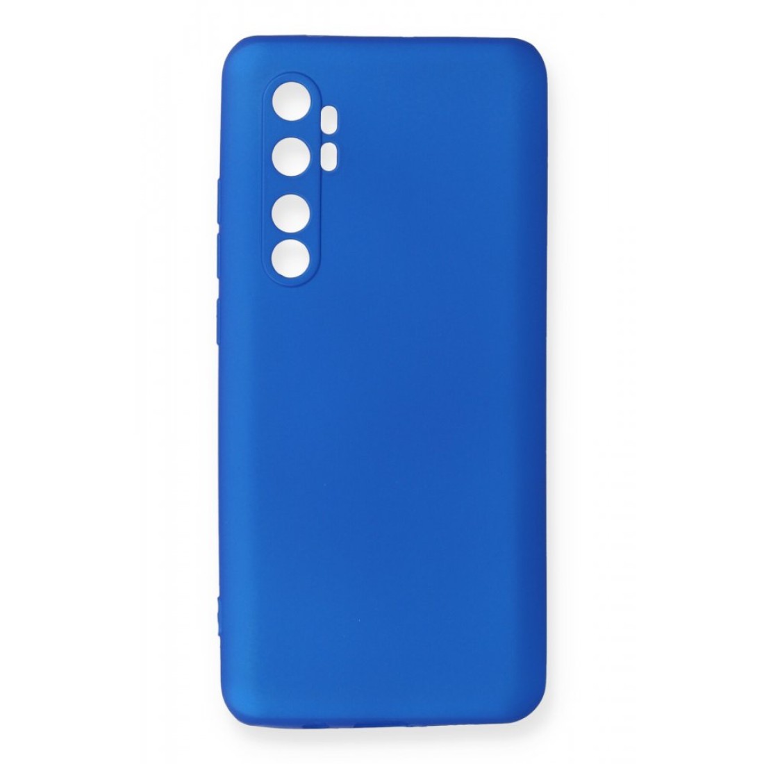 Xiaomi Mi Note 10 Lite Kılıf Premium Rubber Silikon - Mavi
