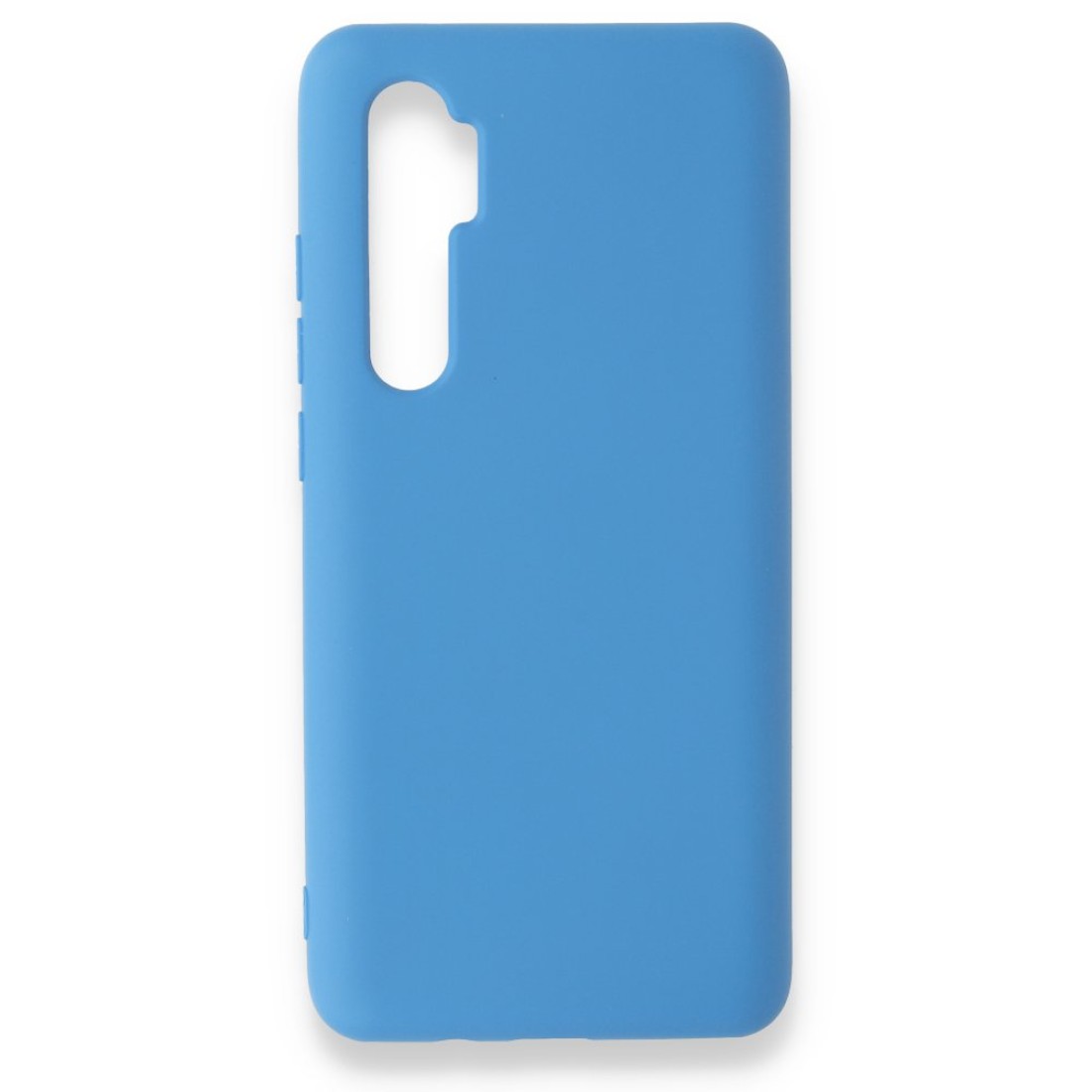 Xiaomi Mi Note 10 Lite Kılıf Nano içi Kadife  Silikon - Mavi