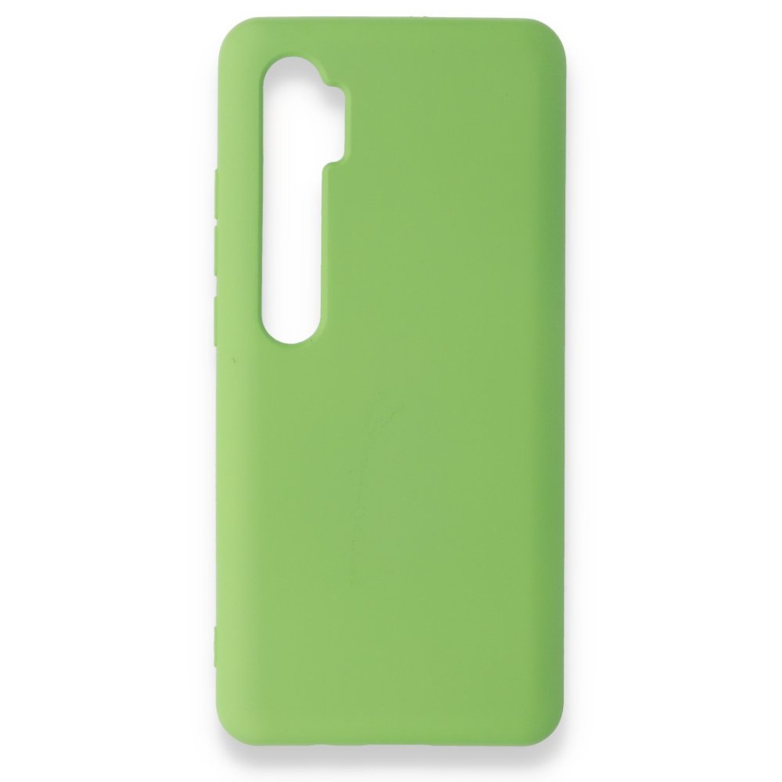 Xiaomi Mi Note 10 Lite Kılıf Nano içi Kadife  Silikon - Yeşil