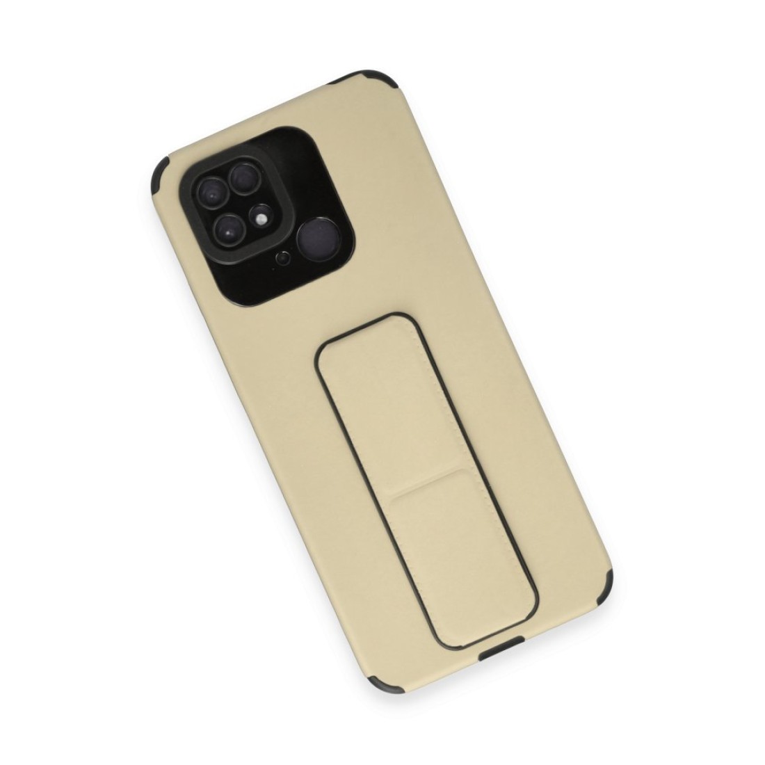 Xiaomi Poco C40 Kılıf Mega Standlı Silikon - Gold