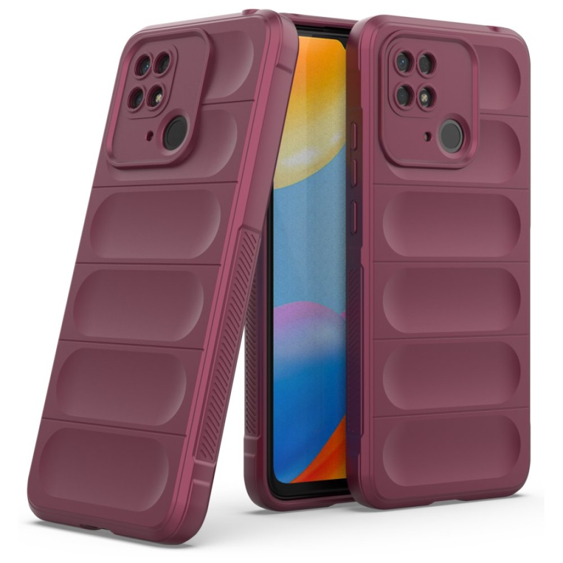 Xiaomi Poco C40 Kılıf Optimum Silikon - Bordo