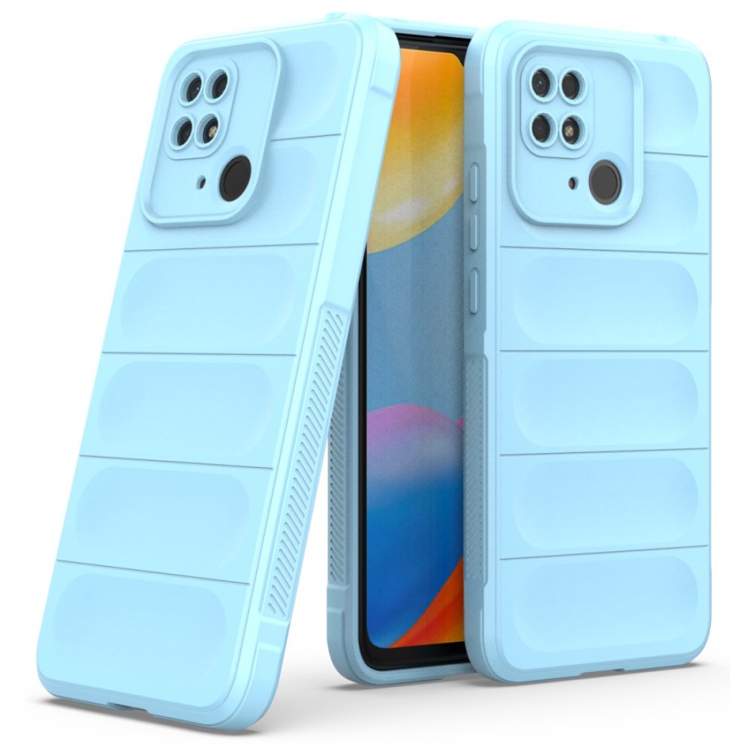 Xiaomi Poco C40 Kılıf Optimum Silikon - Sky Blue